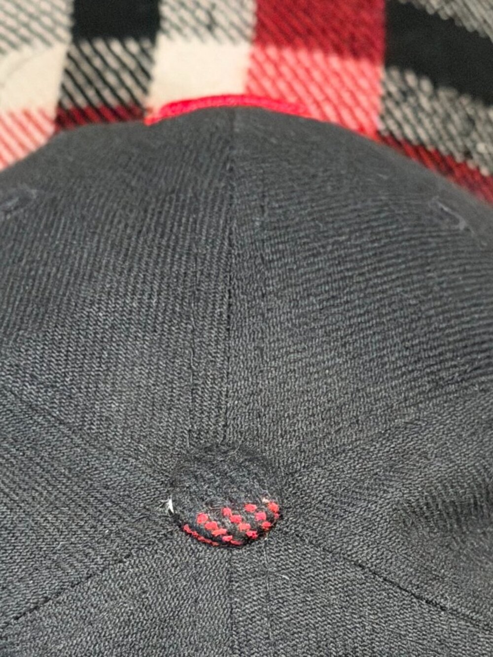 Vtg Style Seattle Mariners Plaid Bill Hat '47 Brand Snapback Red Black - Picture 6 of 10